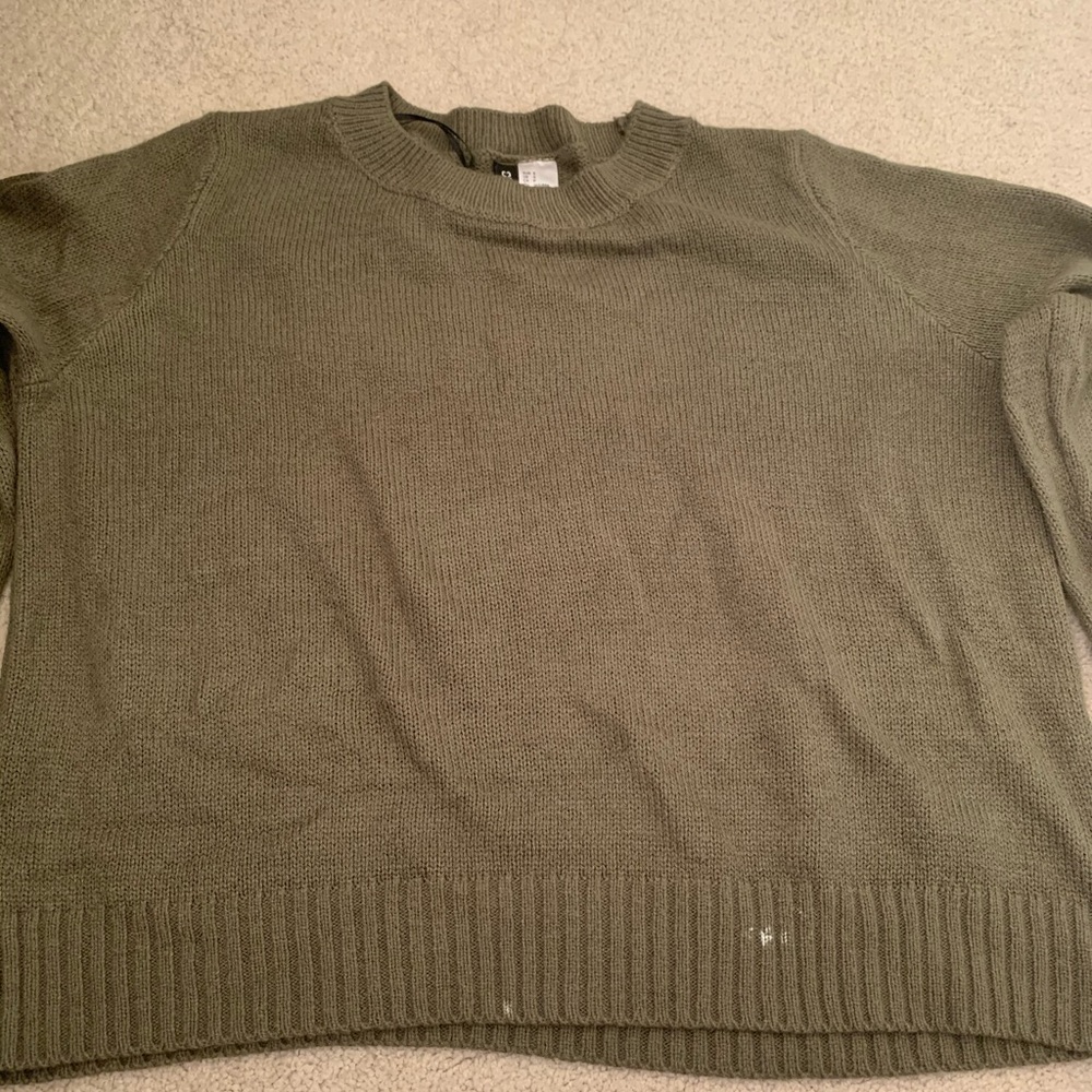 Soft olive green sweater